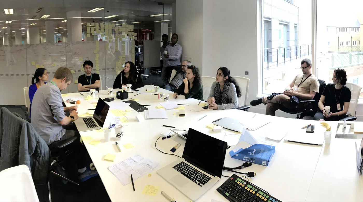 Working sessions with product and engineering