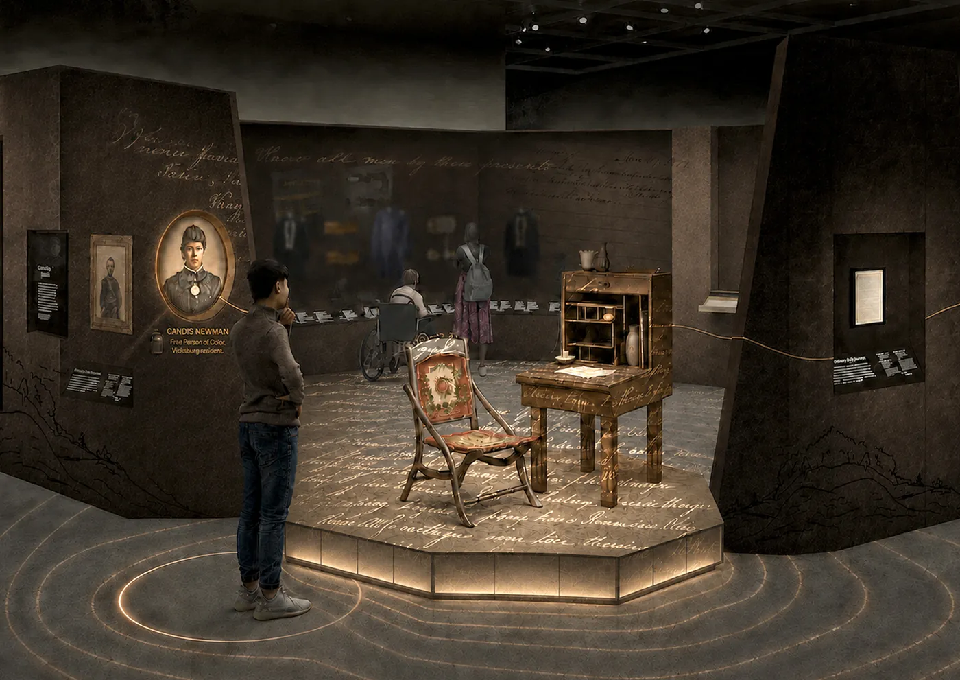 Activated objects in galleries